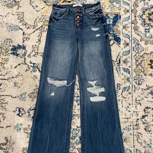 KanCan Wide Leg Jeans Sz 1/24